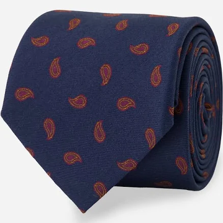 Paisley Silk Skinny Tie