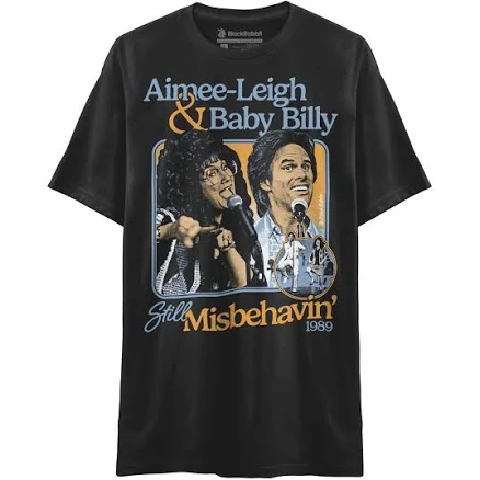 Black Rabbit Righteous Gemstones Still Misbehavin Tour 1989 Retro Vintage Tee