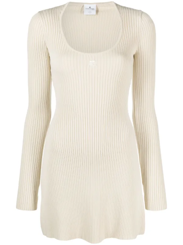 Ribbed Mini Dress