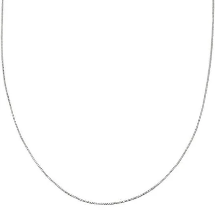 Primrose Women's Sterling Silver Box Chain Necklace