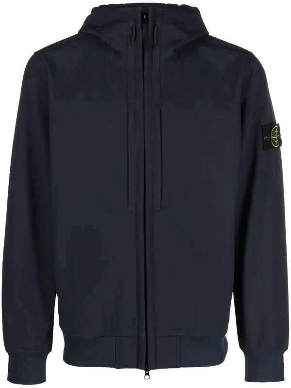 Logo-patch Zip-front Jacket