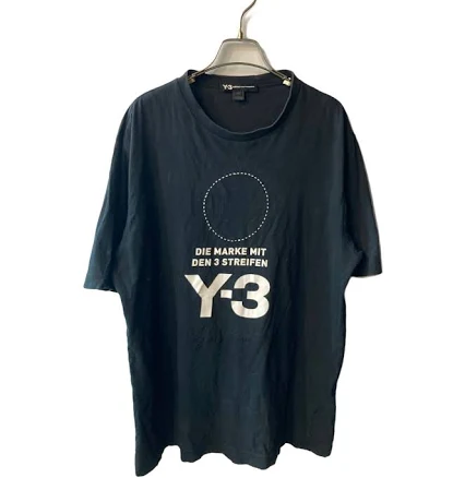 adidas Y-3 Stacked Logo Short Sleeve Tee