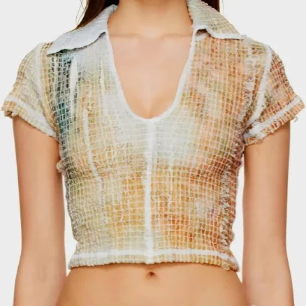 Luna Del Pinal Cave Stretch Weave Top