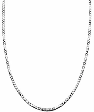 Giani Bernini Sterling Silver Box Chain Necklace