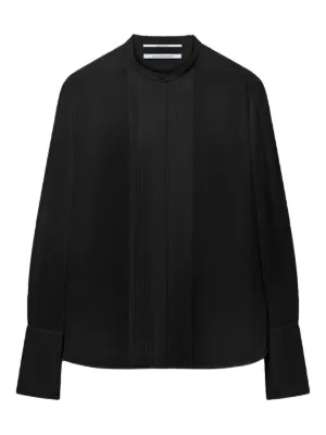 Pleated Front Blouse