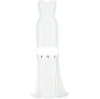White Suspender Dress by Vestiaire d'un Oiseau Libre