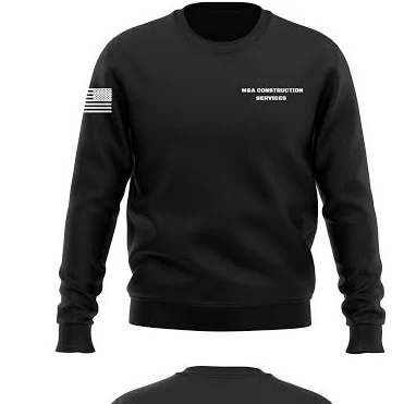 Men's Adult M&A Construction Services 46714388 Crew Neck Sweatshirt