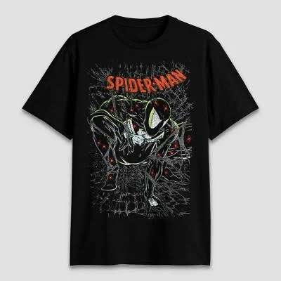 Marvel Men's Spider-Man Dark Graphic T-Shirt