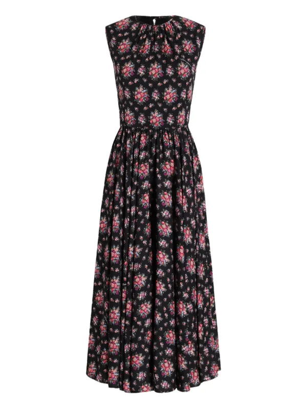 Dolce & Gabbana Floral Midi Dress