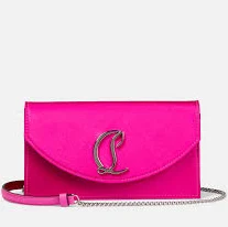 Christian Louboutin Women's Loubi54 Satin Clutch Bag
