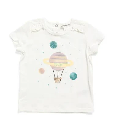 Hot-Air Balloon Print T-Shirt