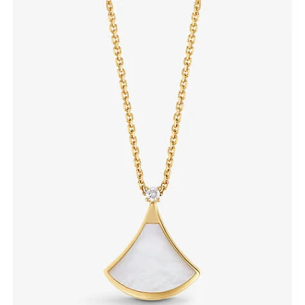 Bvlgari Women's Divas' Dream 18K Yellow Gold Mother-of-Pearl and Diamond Necklace
