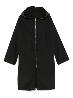 Slim Belted Hooded Coat