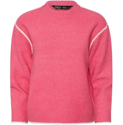 M&Co Women's Petite Piped Jumper
