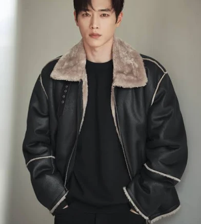 DRAW Fit Oversized Suede Mustang Jacket
