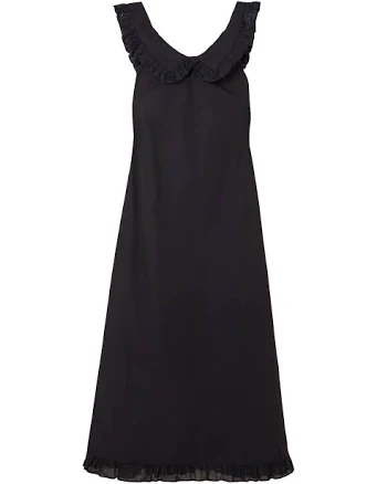 Molly Goddard Laura Ruffled Cotton Midi Dress Women