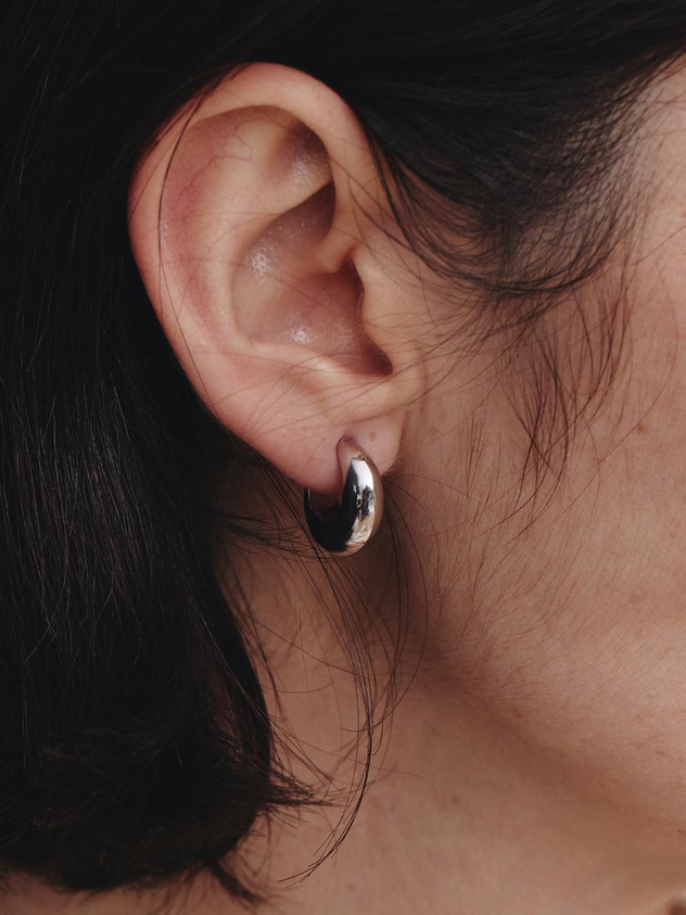 Dual H Earrings