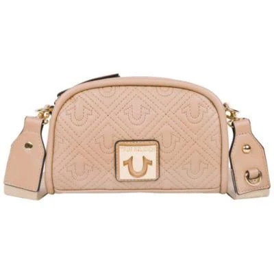 True Religion Metal Plaque Quilted Crossbody