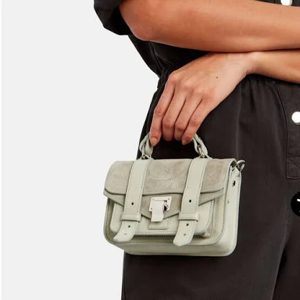 Proenza Schouler Mini PS1 Suede Crossbody Bag