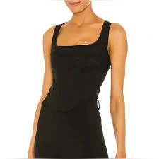 Miaou Campbell Corset in Black, Size Large- worn twice- excellent condition