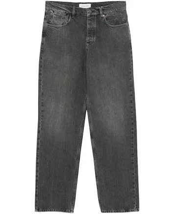 Marine Serre Men's Moon-print Belt-loop Jeans