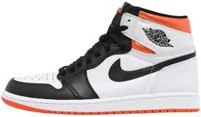 2021 Air Jordan Retro 1 High OG "Electro Orange" Sneakers Mens Size 10 Leather