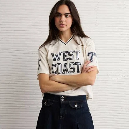 AE Mesh Jersey Graphic T-Shirt