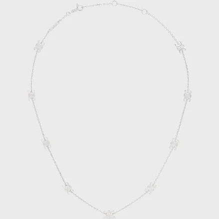 CELINE Mini Triomphe Necklace