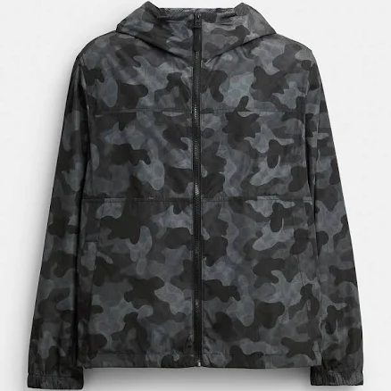 Coach Men's Camo Signature Windbreaker