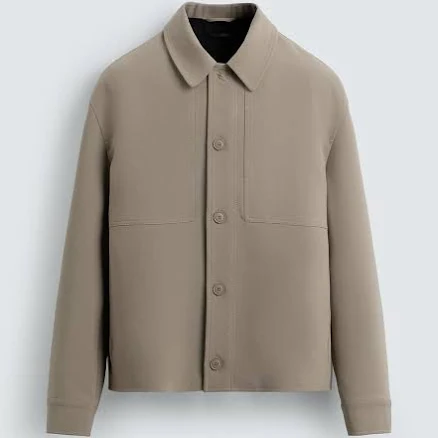 Zara Men's Boxy Fit Overshirt