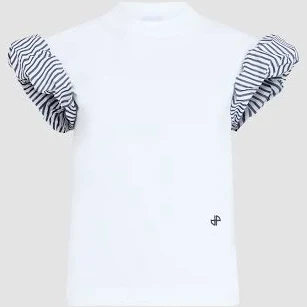 Patou T-Shirt with Faille Details