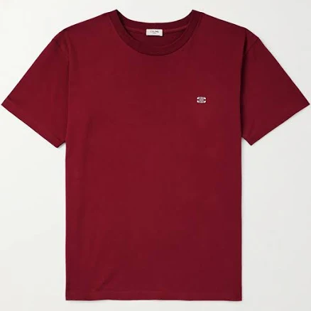 CELINE Men's Triomphe Loose Cotton Jersey T-shirt