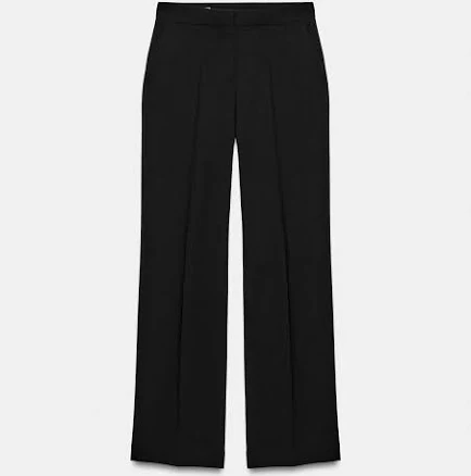 Zara High-Waisted Straight Leg Pants