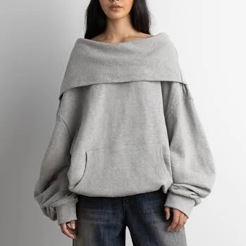 OAK + FORT Slouchy Oversized Hoodie