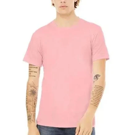 BELLA + CANVAS Jersey Tee 3001 Pink