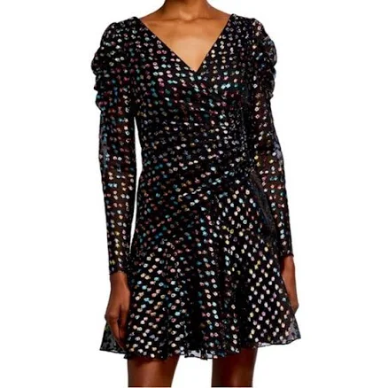 Marchesa Fils Coupe Cocktail Dress - Black - 0