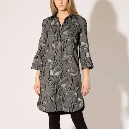 Floral Fil Coupe Dress