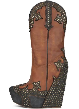 Giddy-Stud Jeffrey Campbell Western Boot