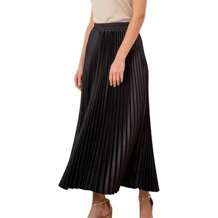 Choklate Paris Satin Pleated Skirt