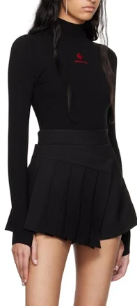 Shushu/tong Black Pleated Shorts