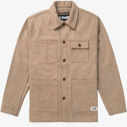 Schott NYC Men's Wool Blend Chore Jacket
