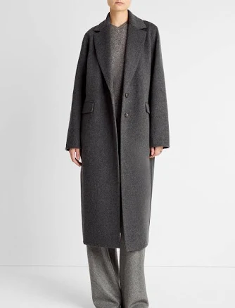 Vince Women's Cashmere-Wool Single-Breasted Coat