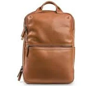 Moral Code Back Office Backpack - Tan Leather