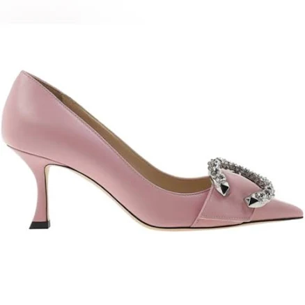 Jimmy Choo Melva 70 Leather Pump