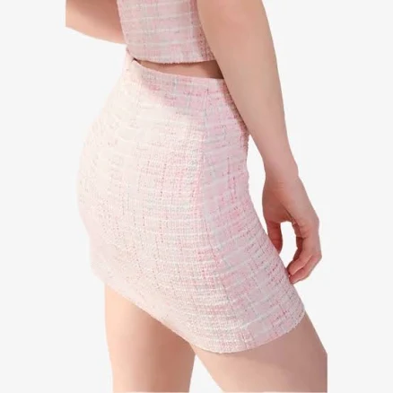 Chloe Colette The Jenny Tweed Mini Skirt