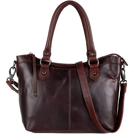 Black Concealed Carry "Sadie" Leather Satchel