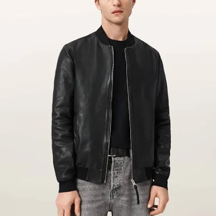 Allsaints Men's Morten Leather Bomber Jacket