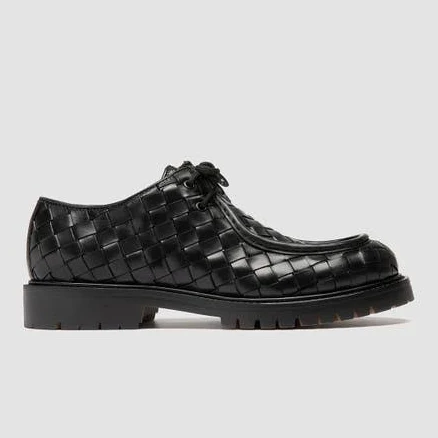 Officine Creative Men's Boss 015 Woven Leather Derby Shoes