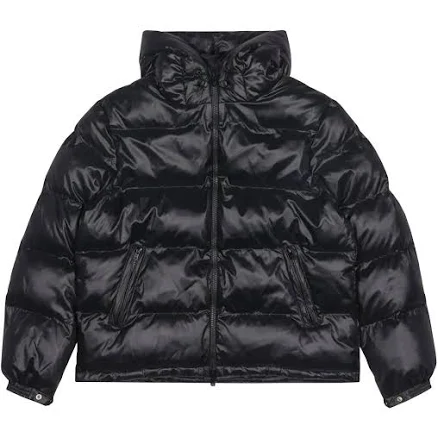 Patta Men's Quilted Script Logo Puffer Jacket
