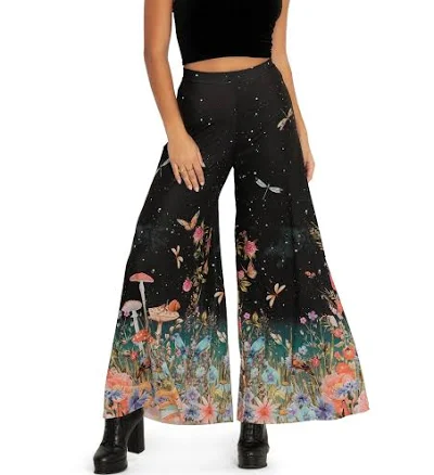 BlackMilk Fairytale Floral Palazzo Pants
